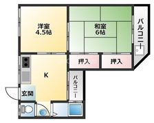 栄マンションの間取り画像