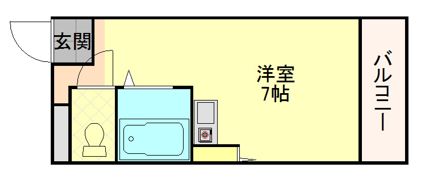 メゾンキンキUの間取り画像