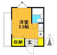 メゾンブロケード立川の間取り画像