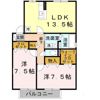 カトルセゾンの間取り画像