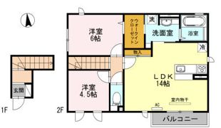 ボヌール久宝寺の間取り画像