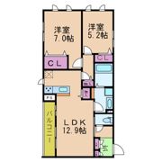 シャーメゾンソレイユの間取り画像