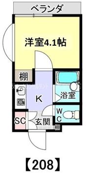 メゾンドKOMAの間取り画像