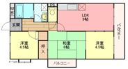 カーサフィオーレ弐番館の間取り画像