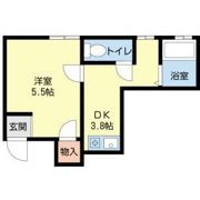 旭ヶ丘コーポの間取り画像