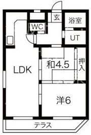 プレアール南亀井IIの間取り画像