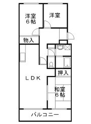 ヴィラ赤とんぼの間取り画像
