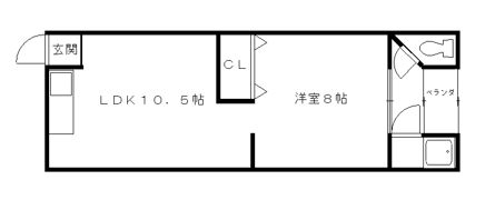 教興寺マンションの間取り画像
