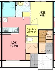 ガーデン荘内の間取り画像