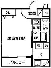 ヴィレッジ加綾北本町 Aタイプの間取り画像