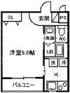 ヴィレッジ加綾北本町 Aタイプの間取り画像