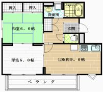 プレアール南亀井IIの間取り画像