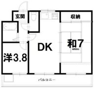 るなまんしょんIIIの間取り画像