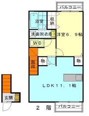 コートドール Iの間取り画像