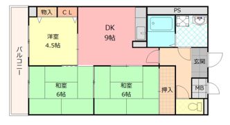 シャルマン・シェソワの間取り画像