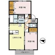 第9ウエスタンハイツの間取り画像