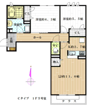 シャーメゾン成法の間取り画像