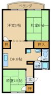 光陽ハイツの間取り画像