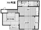 シティ八尾の間取り画像