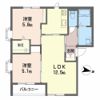 ハイツ渋川の間取り画像