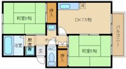 ハイツ末広の間取り画像