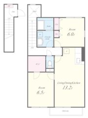 アドミラブール五条の宮 壱番館の間取り画像