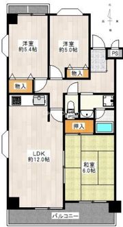 アンリハイツの間取り画像