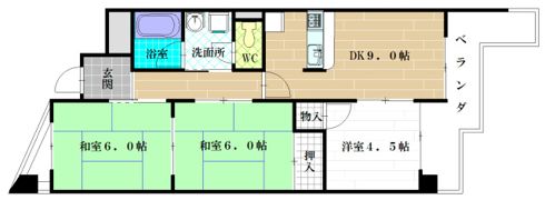 アーバンライフ浅尾の間取り画像