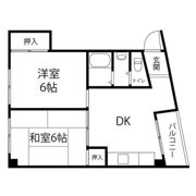 アーバンハイツヤオの間取り画像