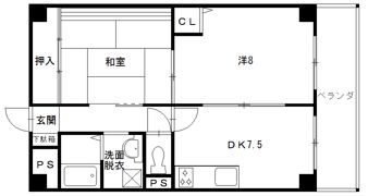 ドゥミール西山本の間取り画像