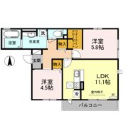 セクレール北本町の間取り画像