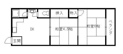 森川ハイツの間取り画像