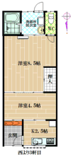 安井平屋の間取り画像