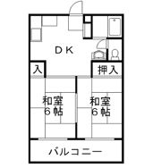美幸コーポの間取り画像