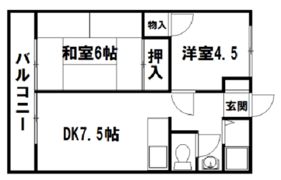 シャトー志紀の間取り画像