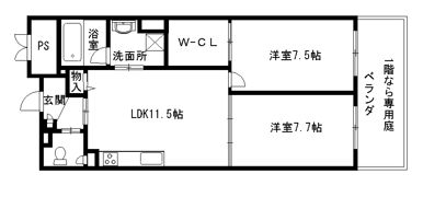 我楽ハウスの間取り画像