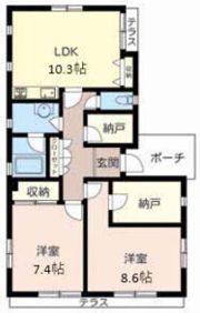 サンハイツ山本の間取り画像