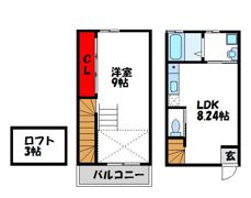 マルベリー天神の間取り画像