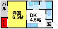 プルシア都府楼駅前の間取り画像