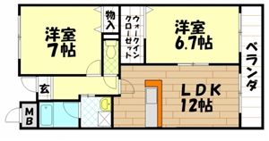 ポラリスの間取り画像