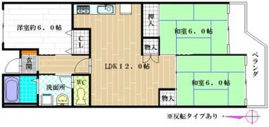 マンション辻田の間取り画像