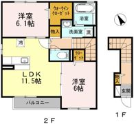 ハイネスBの間取り画像