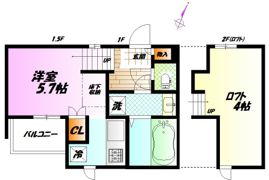 CB湘南ラティオの間取り画像