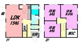 メゾンド東海岸B棟の間取り画像