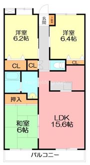 ハイビジョンの間取り画像