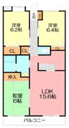 ハイビジョンの間取り画像