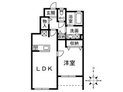 HILL SIDE マルシIIの間取り画像