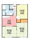 コーポ惣領の間取り画像