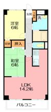 クレール見取の間取り画像