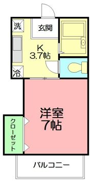 クレールIIの間取り画像